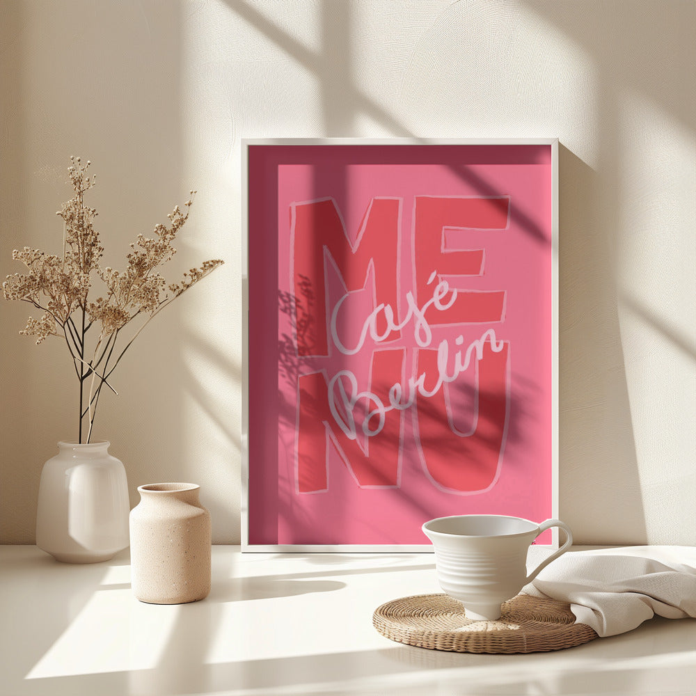 Café Berlin - Poster / Art Print - interiör