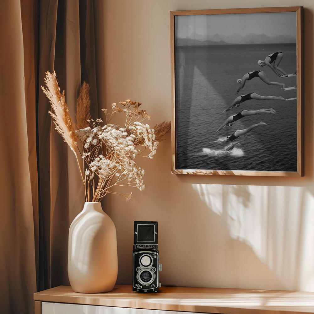 The beauty of diving - Poster / Art Print - interiör