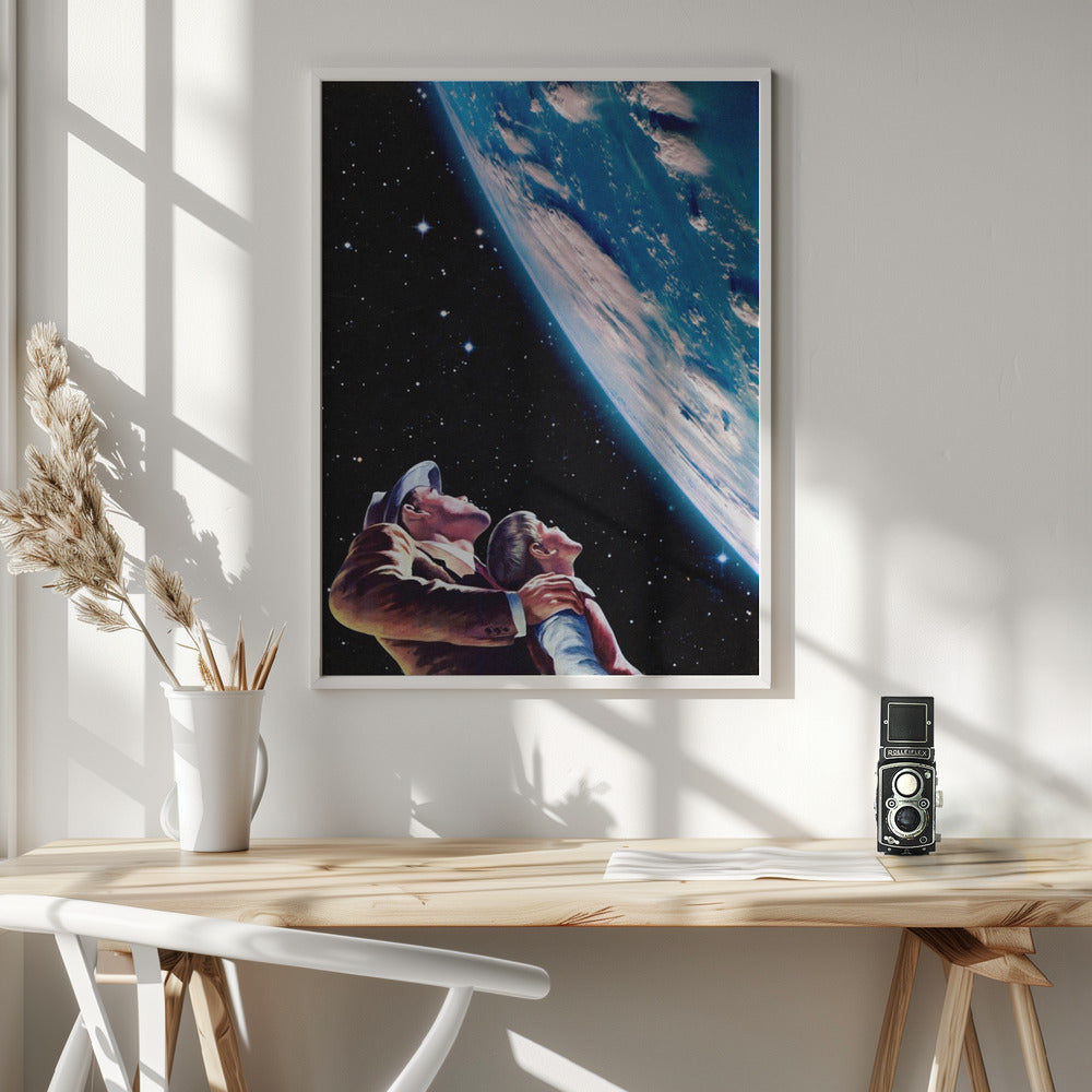 Father and Son - Poster / Art Print - interiör
