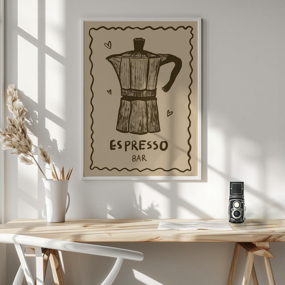 Espresso - Poster / Art Print - interiör