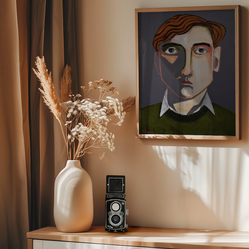 Albert Blending In - Poster / Art Print - interiör