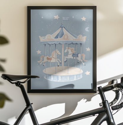 Happycarousel - Poster / Art Print - interiör
