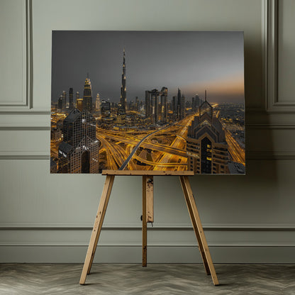 Golden Light - Poster / Art Print - interiör