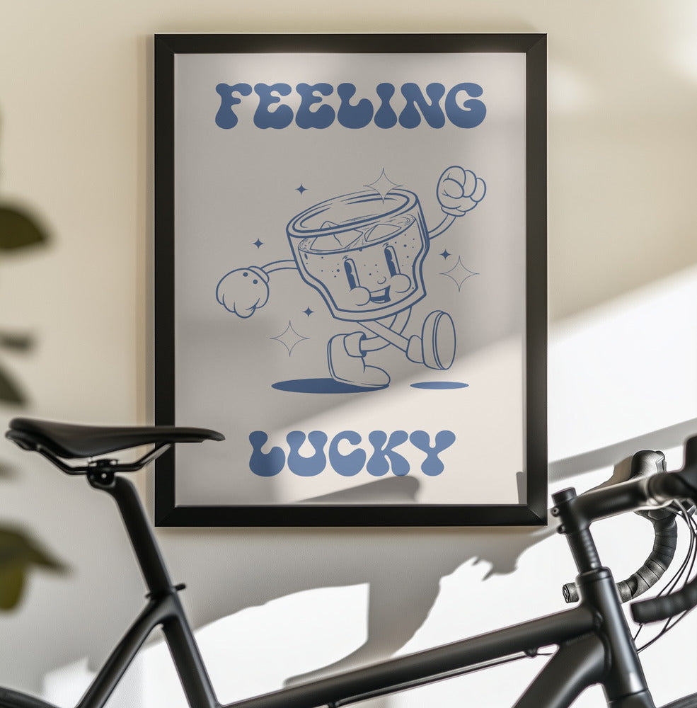 Feeling Lucky - Poster / Art Print - interiör
