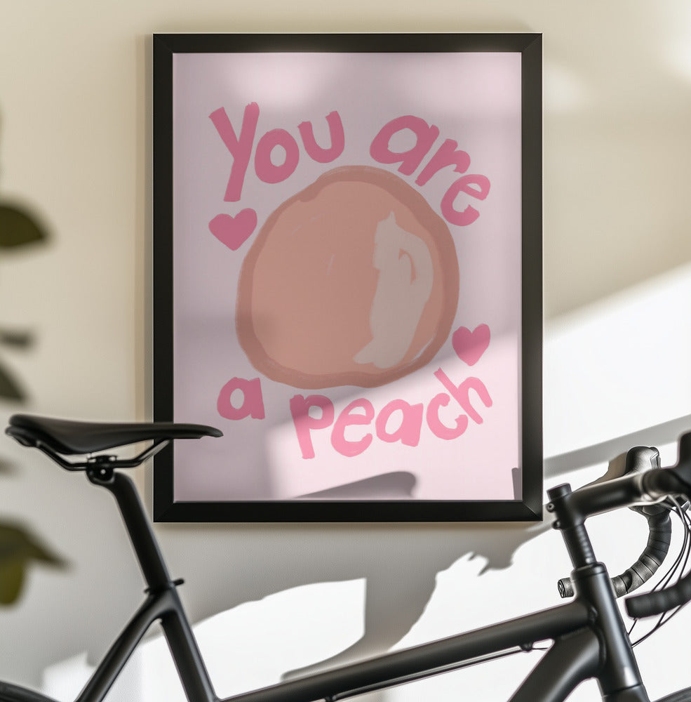 Peach - Poster / Art Print - interiör