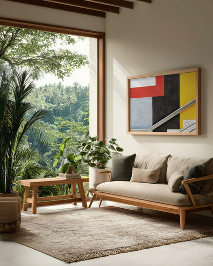 colour block - Poster / Art Print - interiör
