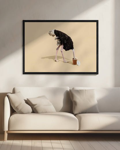 Dive in Coffee - Poster / Art Print - interiör