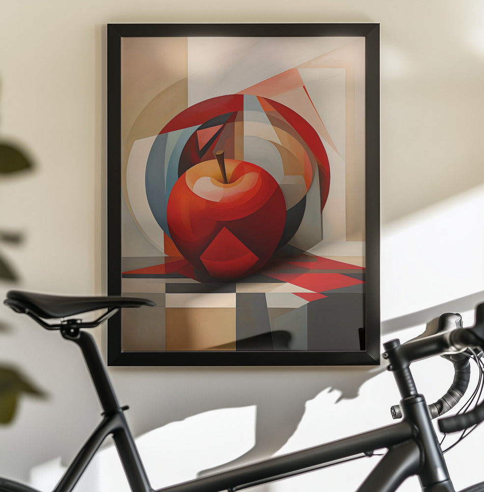 The Abstract Apple - Poster / Art Print - interiör