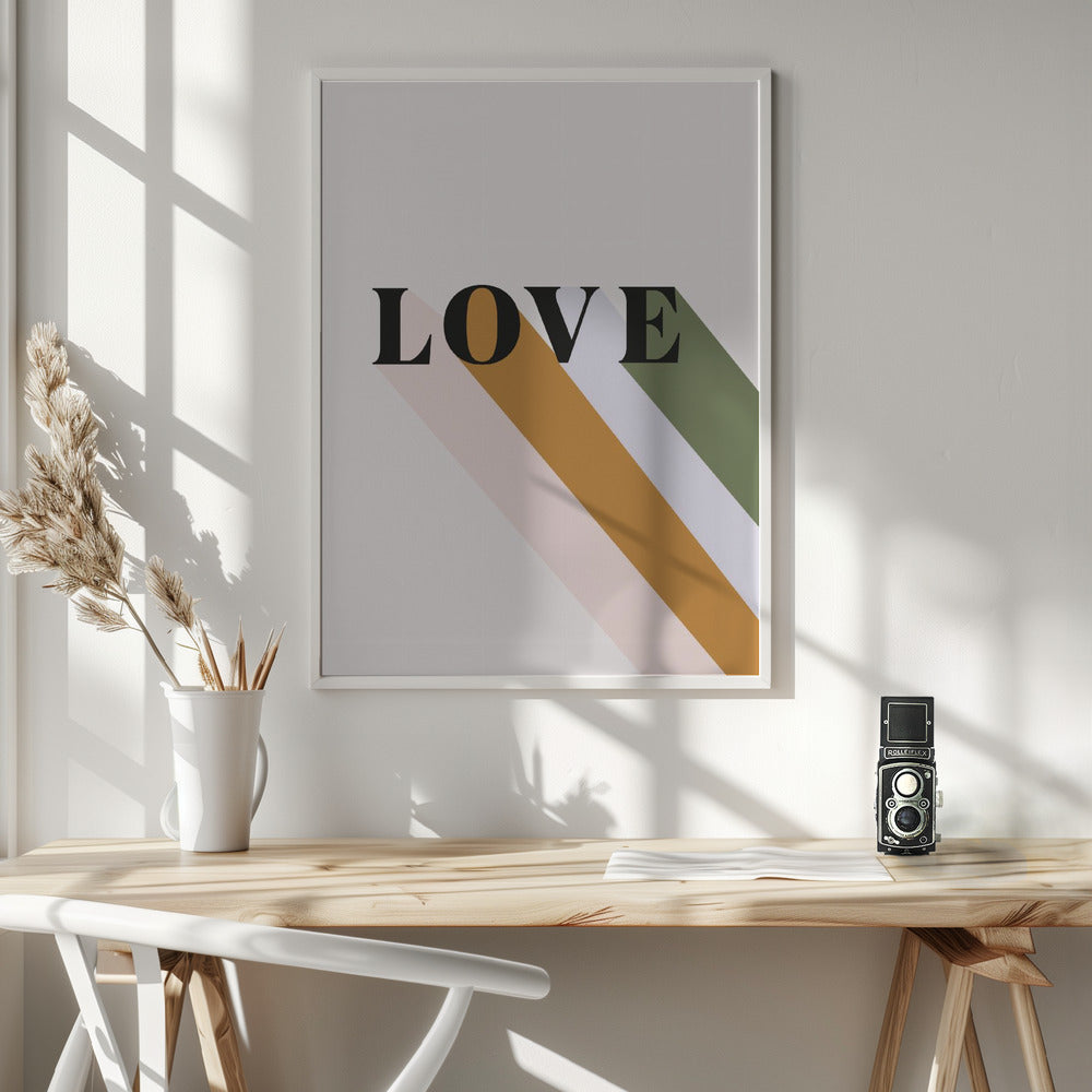 Love - Poster / Art Print - interiör