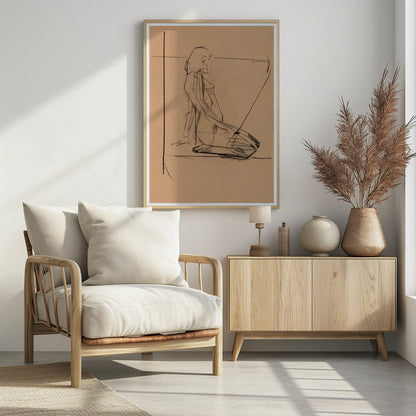 Étude Féminine No.5 - Poster / Art Print - interiör