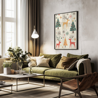 Christmas Theme 1 - Poster / Art Print - interiör