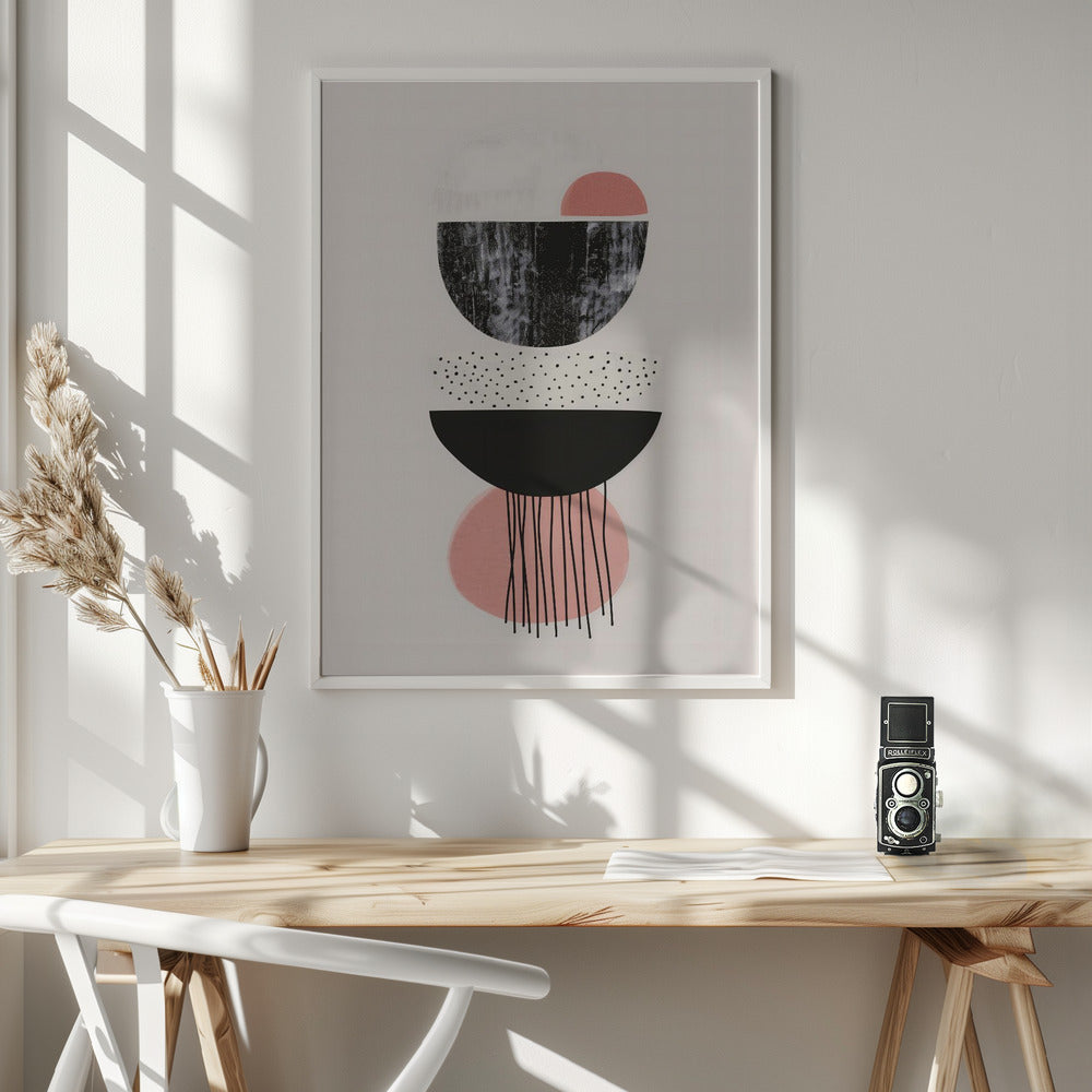 Abstract Minimalist Shapes No 5 - Poster / Art Print - interiör
