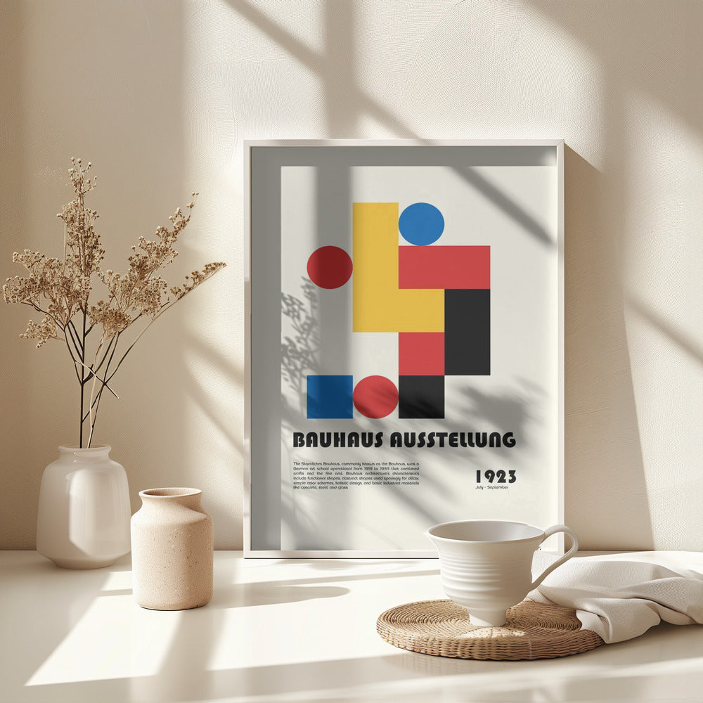 Bauhaus Ausstellung - Poster / Art Print - interiör