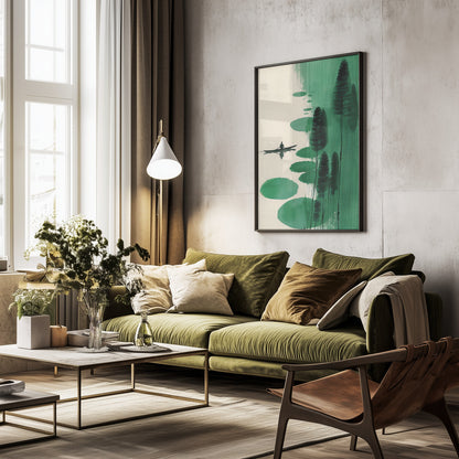 Serenity On the River - Poster / Art Print - interiör