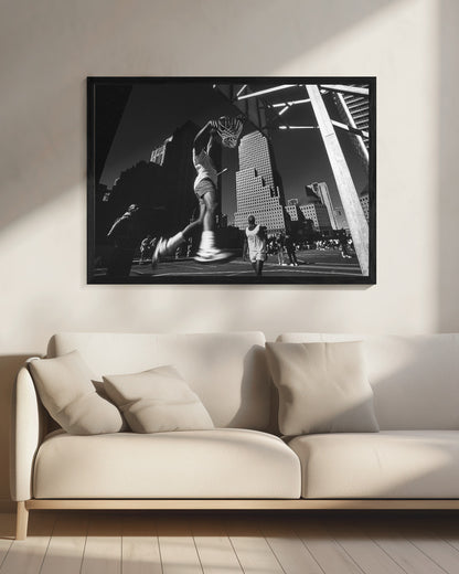 Dunking - Poster / Art Print - interiör