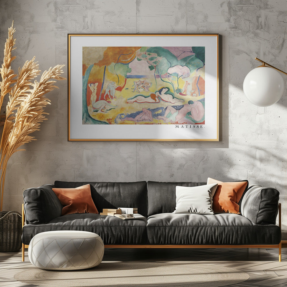 La Joie De Vivre, With Boarder - Poster / Art Print - interiör