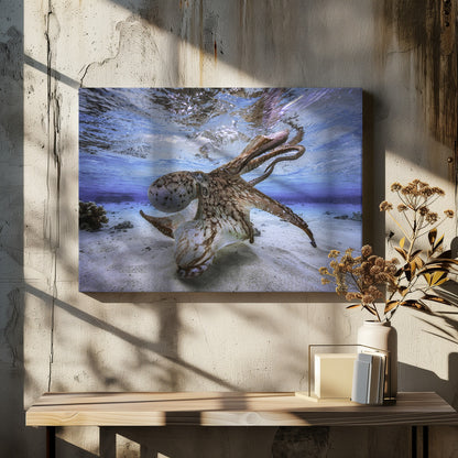 Dancing Octopus - Poster / Art Print - interiör