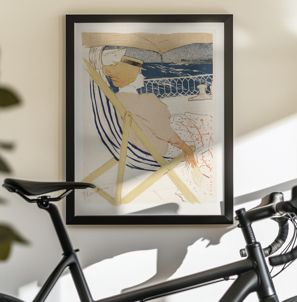 La Passagère Du 54 (1896) - Poster / Art Print - interiör