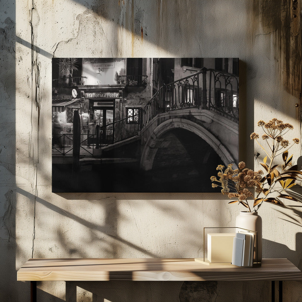 Trattoria al Ponte - Poster / Art Print - interiör