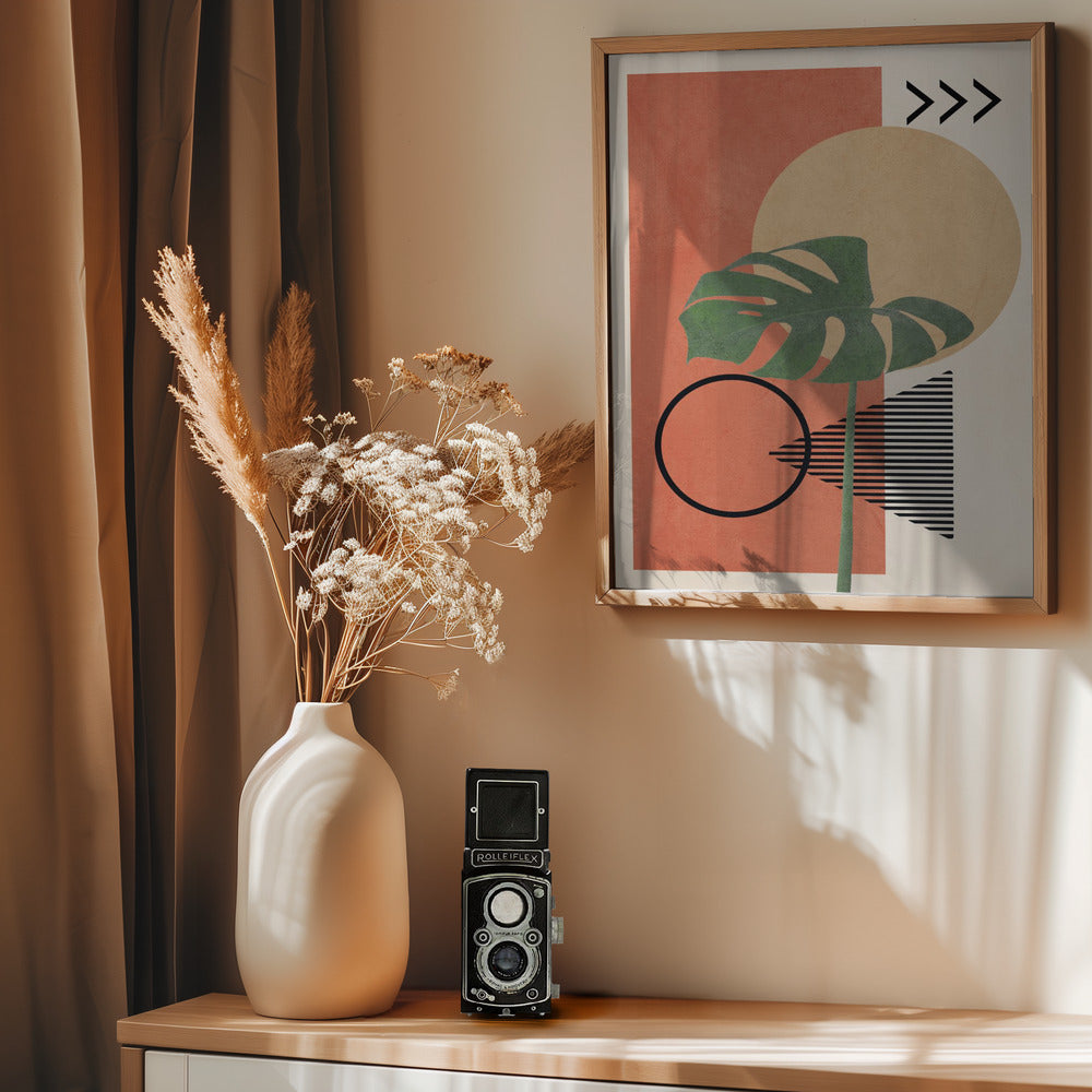 Geometric Botanica - Poster / Art Print - interiör