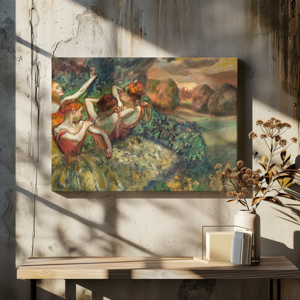 Four Dancers - Poster / Art Print - interiör