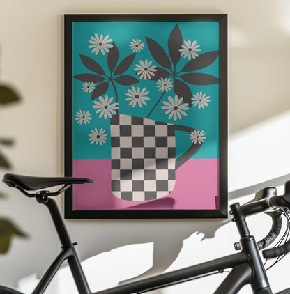 Daisy Daydreams 2 - Poster / Art Print - interiör