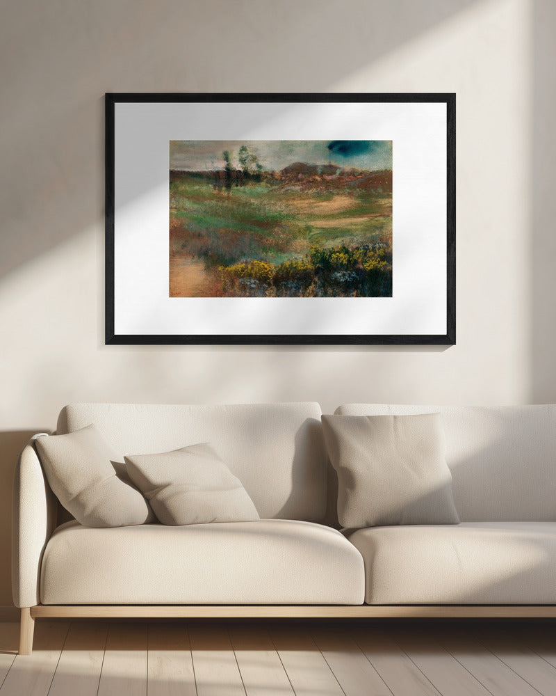 Landscape With Smokestacks  No.2 - Poster / Art Print - interiör