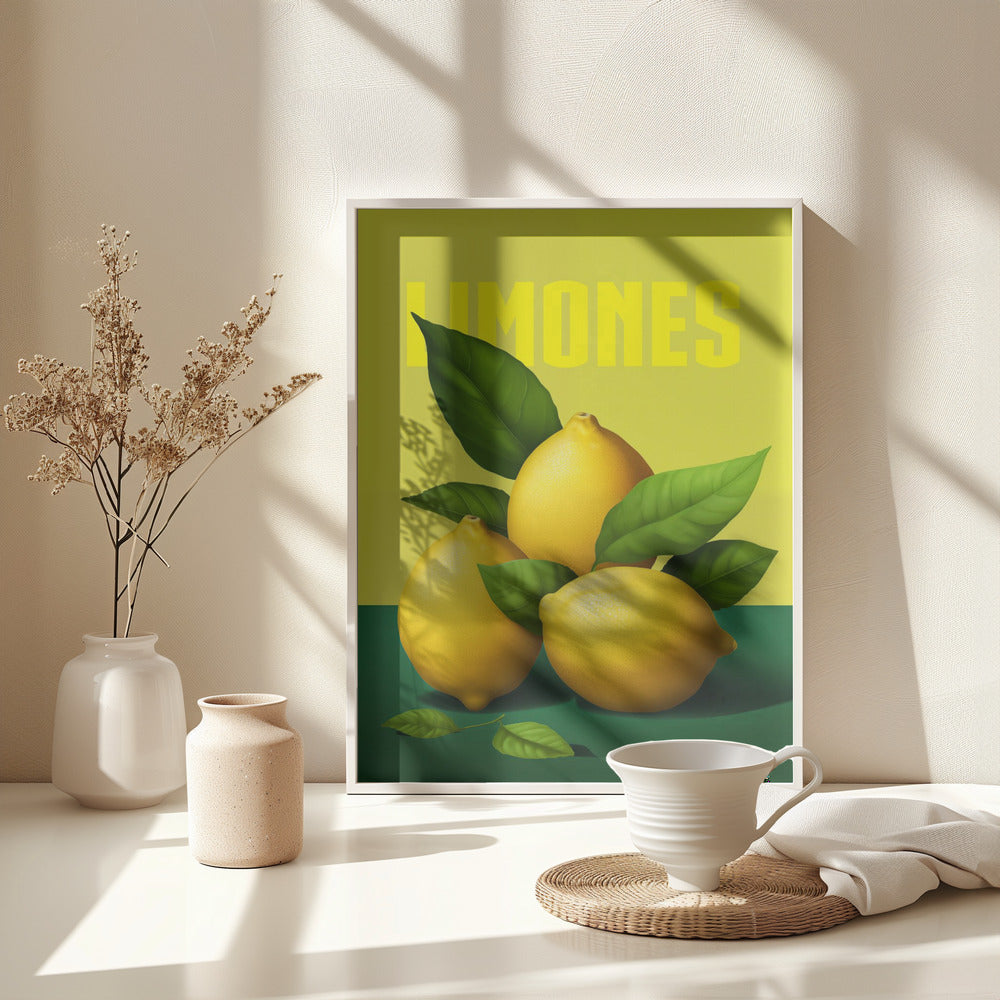 Limones - Poster / Art Print - interiör