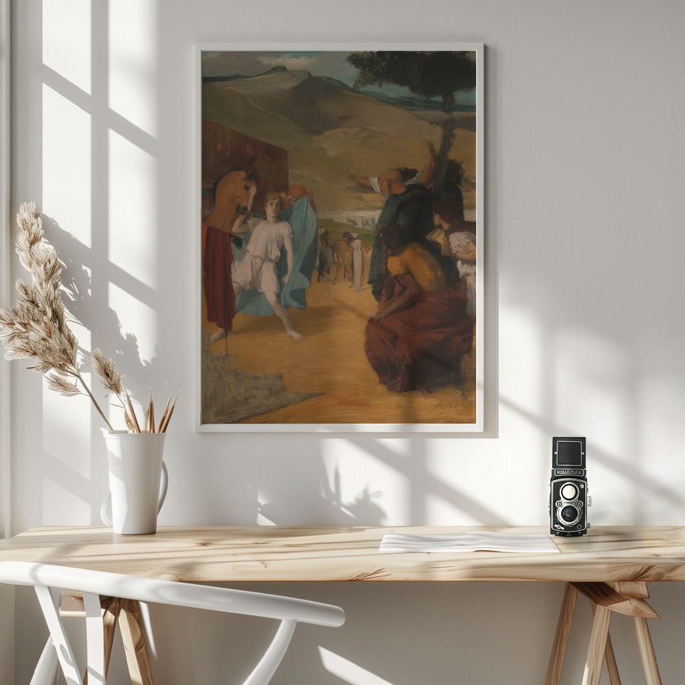Alexander and Bucephalus No.2 - Poster / Art Print - interiör
