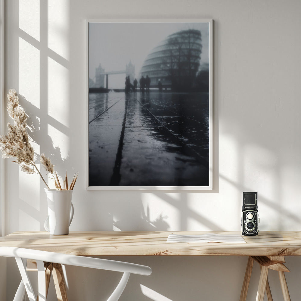 Misty hall - Poster / Art Print - interiör