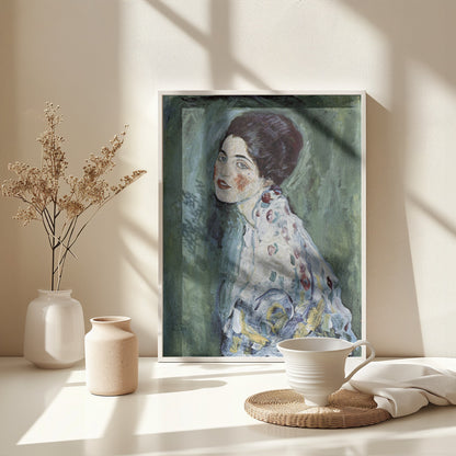 Porträt Einer Dame (1916–1917) - Poster / Art Print - interiör