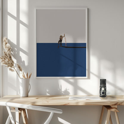 Fishing for compliments - Poster / Art Print - interiör