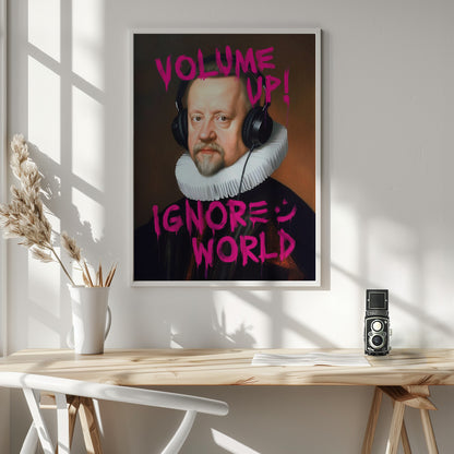 Volume Up - Poster / Art Print - interiör