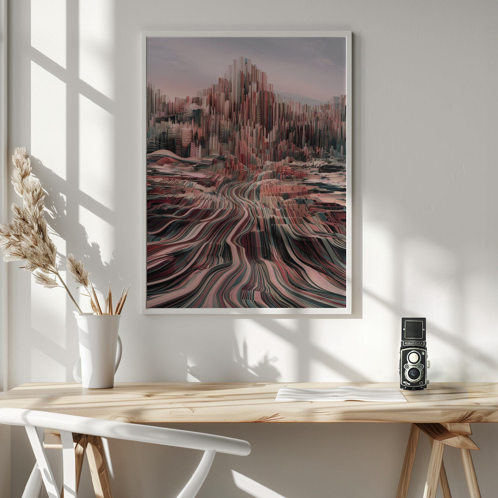 Abstract City - Poster / Art Print - interiör