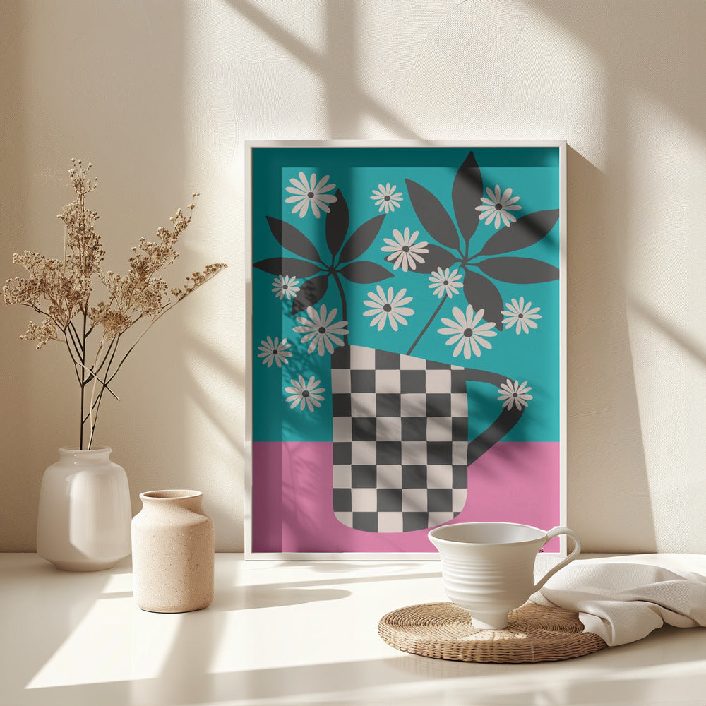 Daisy Daydreams 2 - Poster / Art Print - interiör