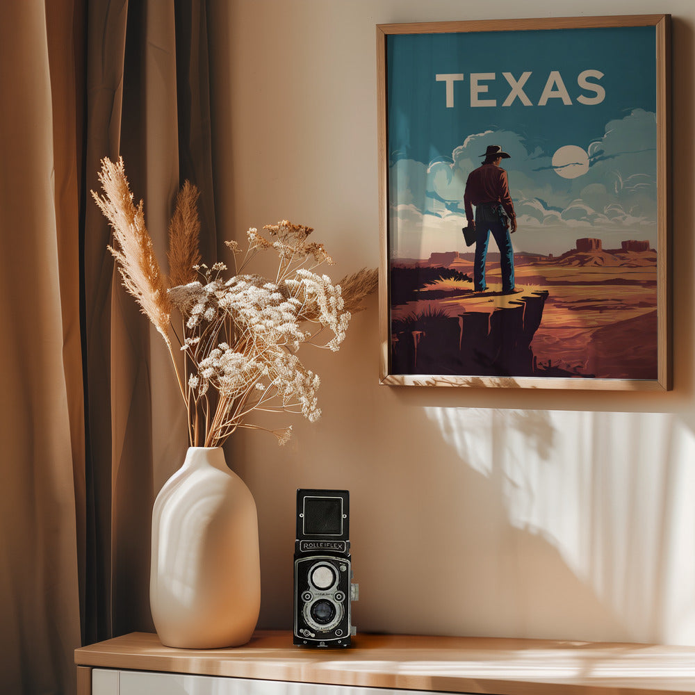 Texas - Poster / Art Print - interiör
