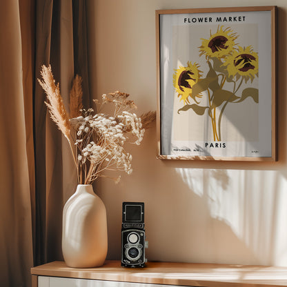 Flower Market. Paris - Poster / Art Print - interiör
