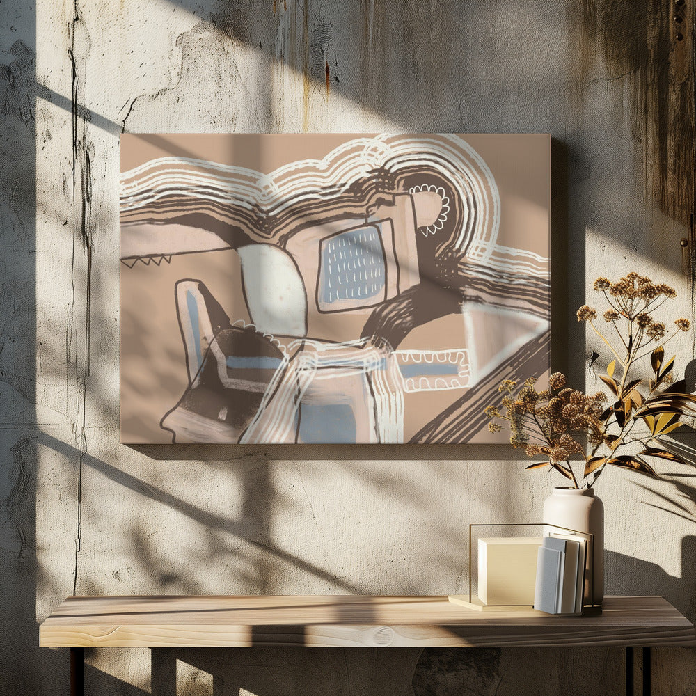 Road to Life Abstract - Poster / Art Print - interiör