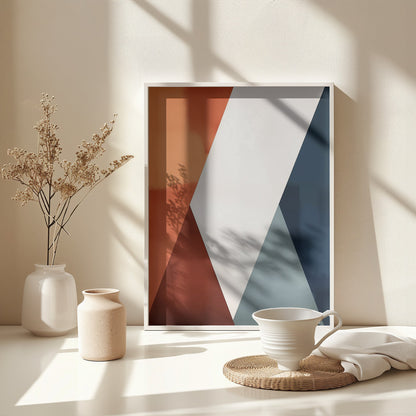 Perfect Geometric Shapes No 1 - Poster / Art Print - interiör
