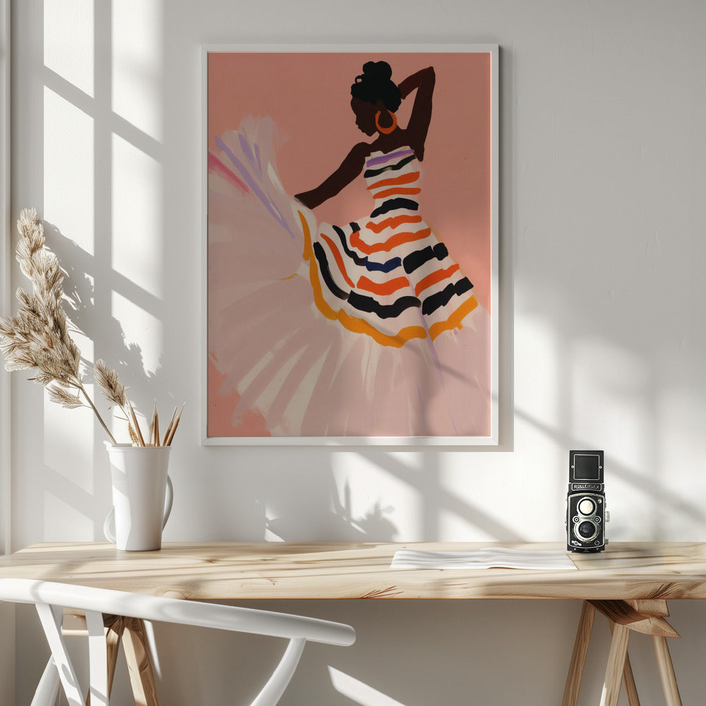 Dancing Amita No 2 - Poster / Art Print - interiör