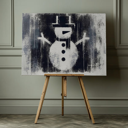 Snowman - Poster / Art Print - interiör
