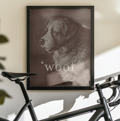 Famous Quote Dog - Poster / Art Print - interiör