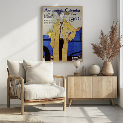 Edward Penfield's Automobile Calendar for 1906 - Poster / Art Print - interiör
