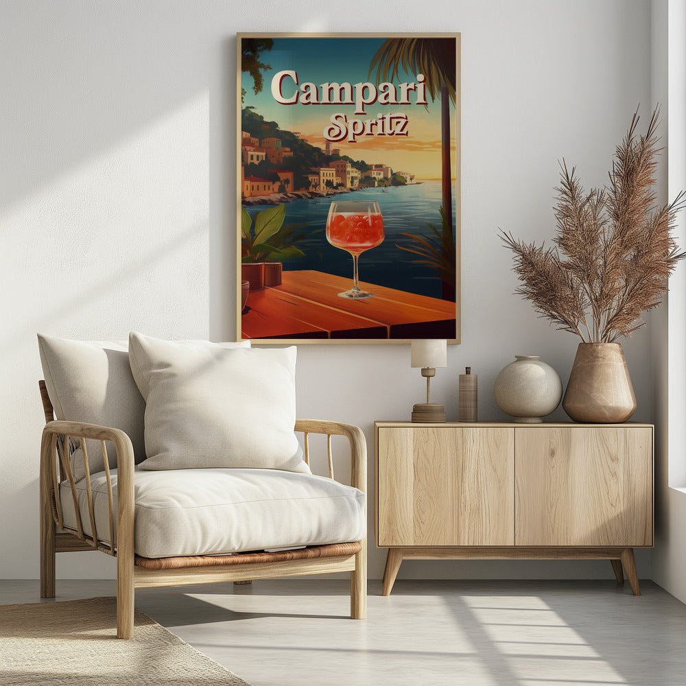 Campari Spritz - Poster / Art Print - interiör