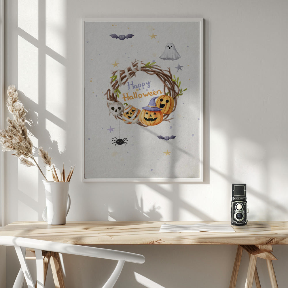 Halloween Dreamcatcher - Poster / Art Print - interiör
