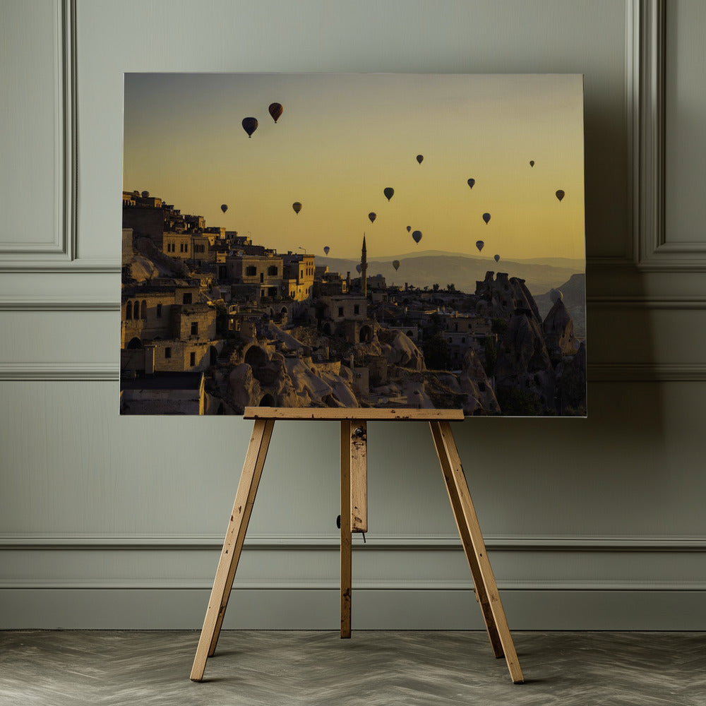 Sunrise over Cappadocia - Poster / Art Print - interiör