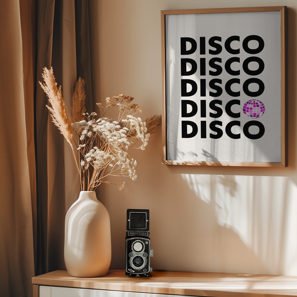 Disco - Poster / Art Print - interiör