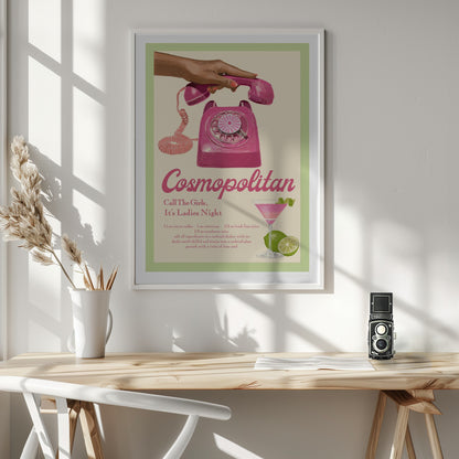 Jlr Cocktails Cosmopolitan - Poster / Art Print - interiör