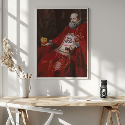 Sir Tomato - Poster / Art Print - interiör