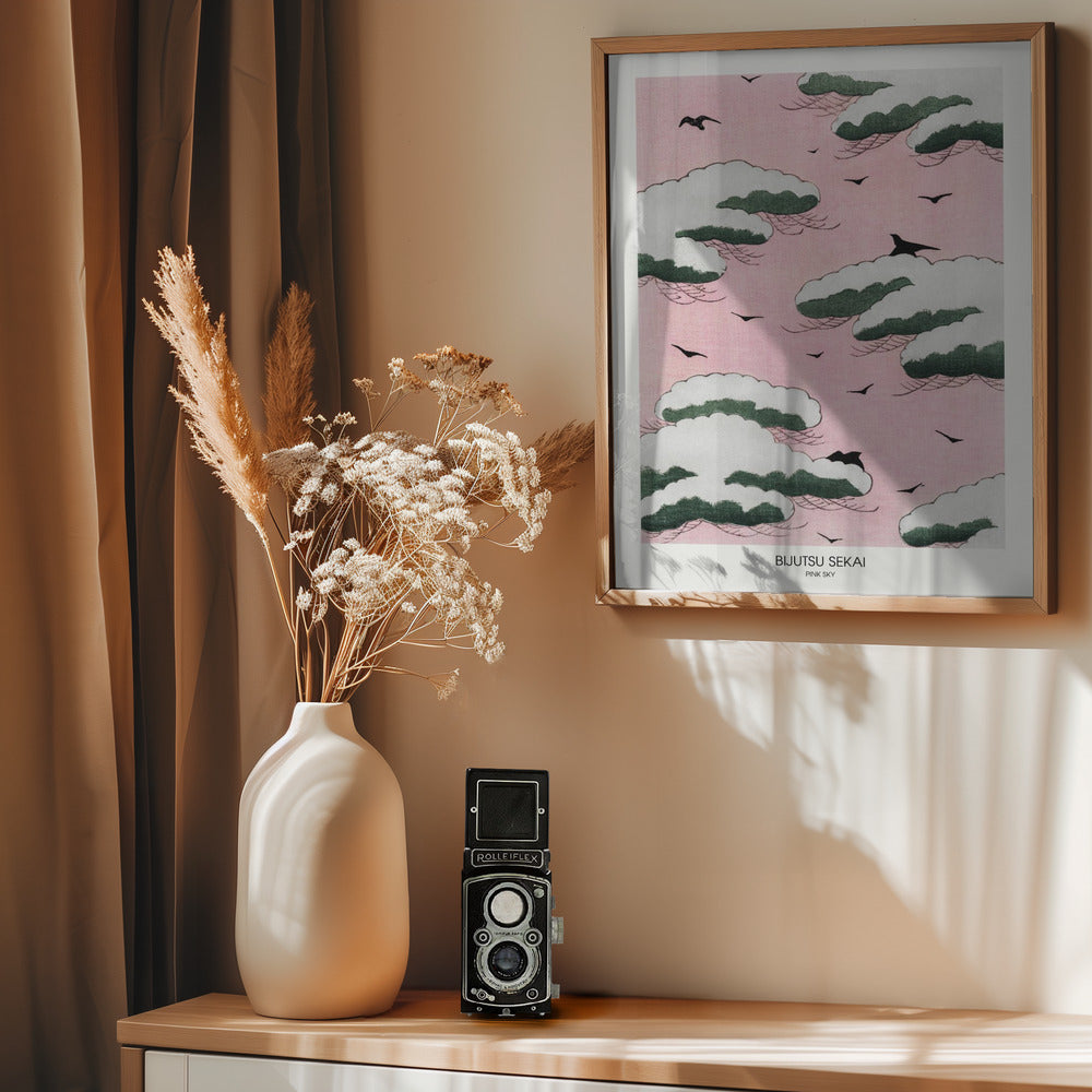 Pink Sky - Poster / Art Print - interiör